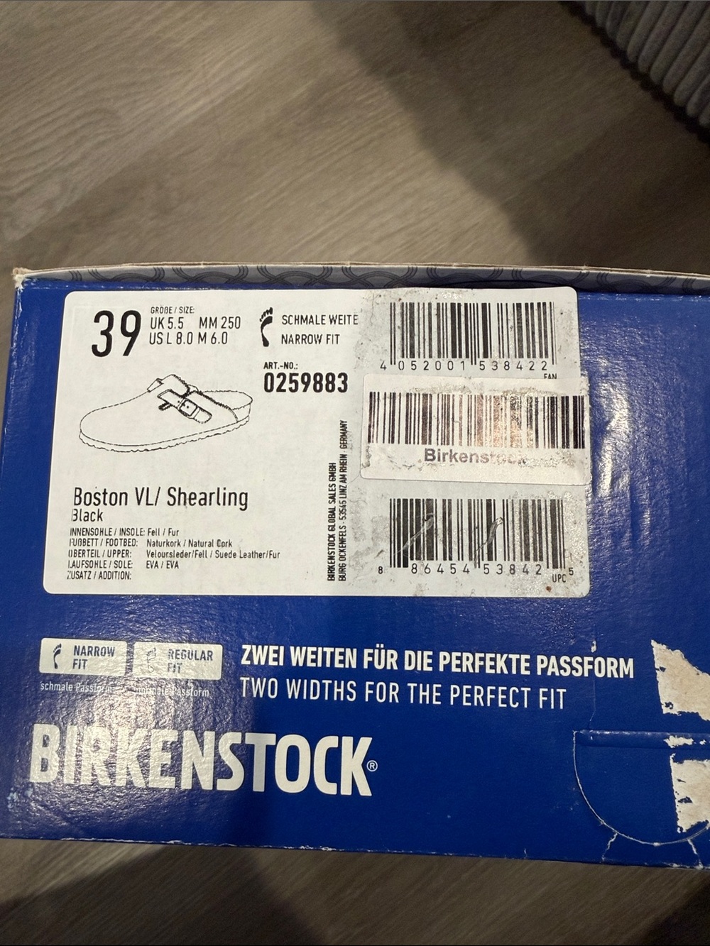 Birkenstock Boston VL LAF 1001140, Clogs, Black, 8/8.5 - Picture 7 of 7